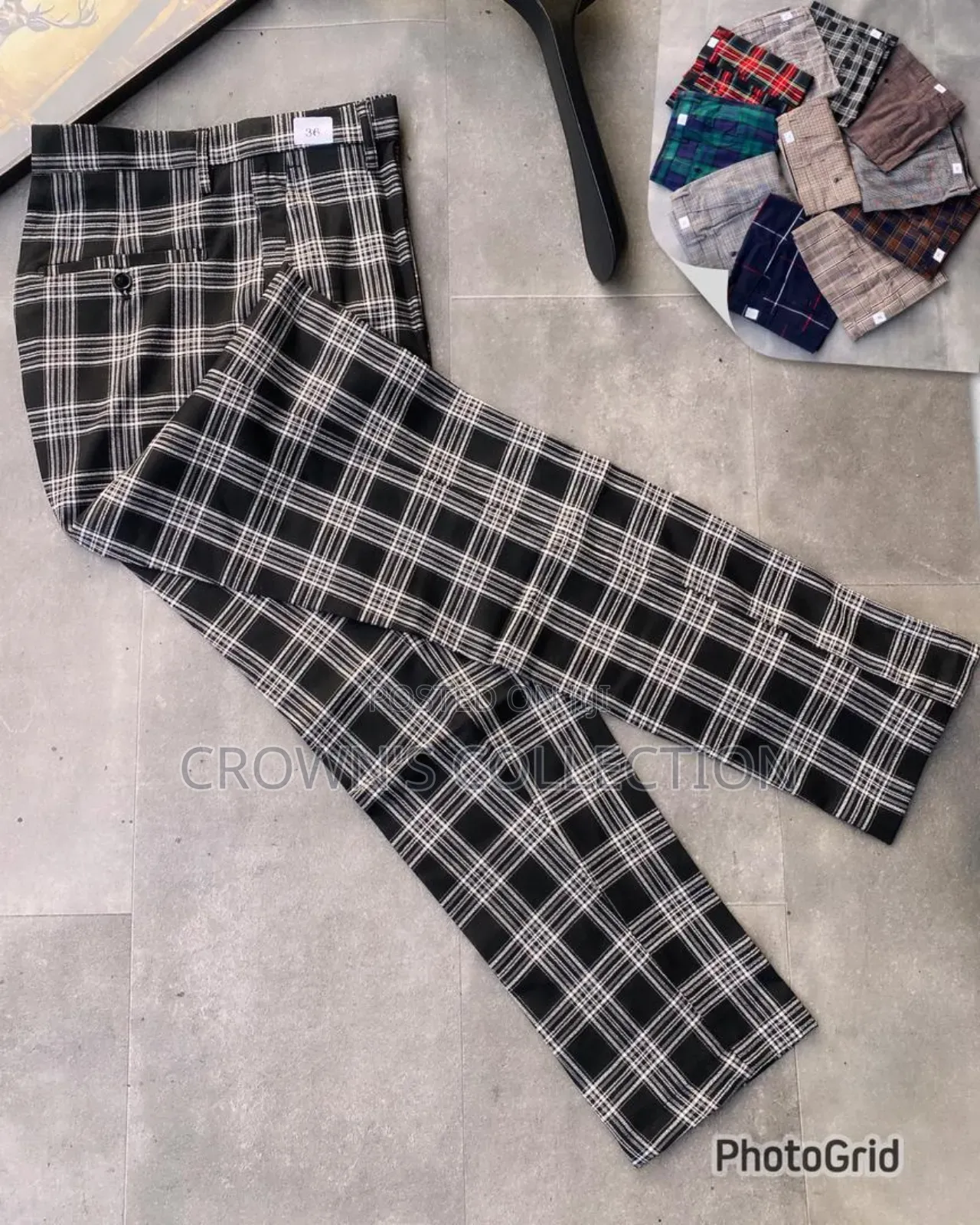Classy Checkered Pant Trousers