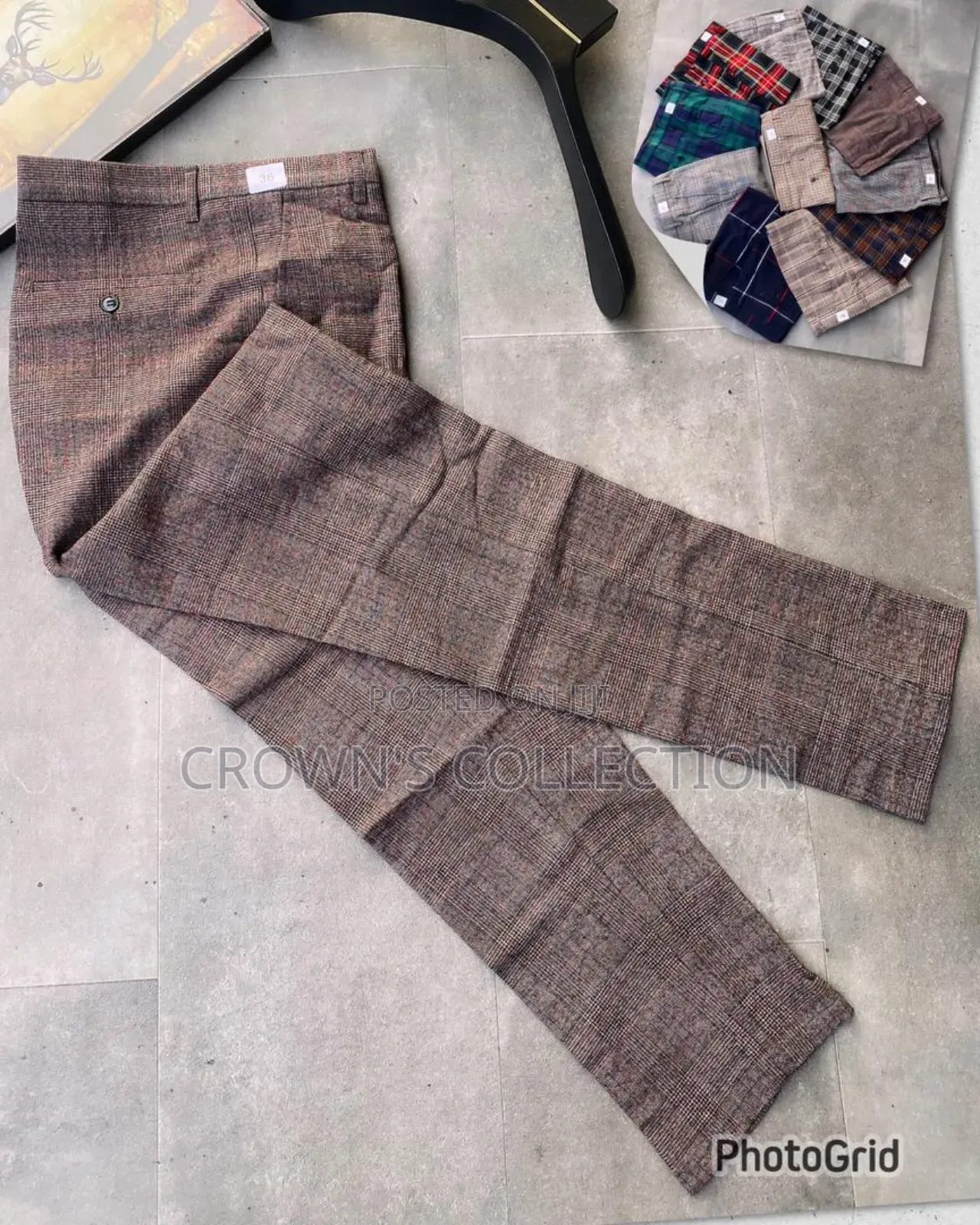 Classy Checkered Pant Trousers