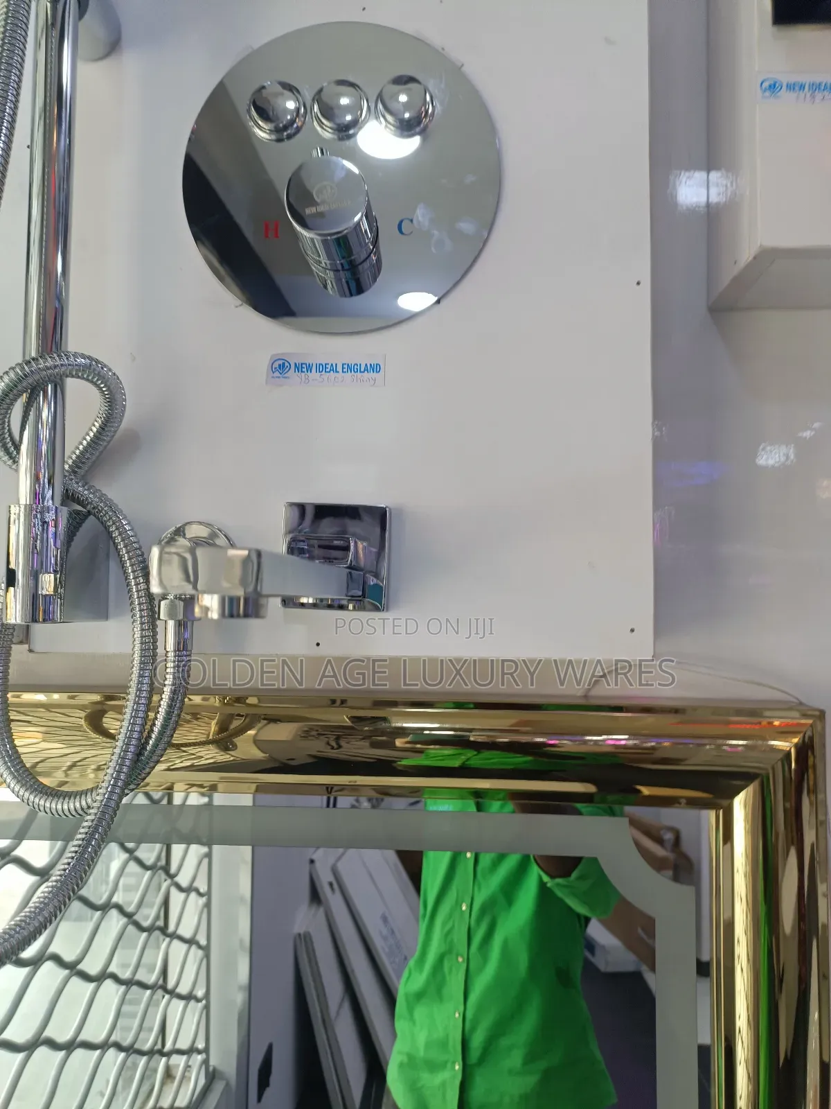 Stainless Thermostatic Conduit Shower