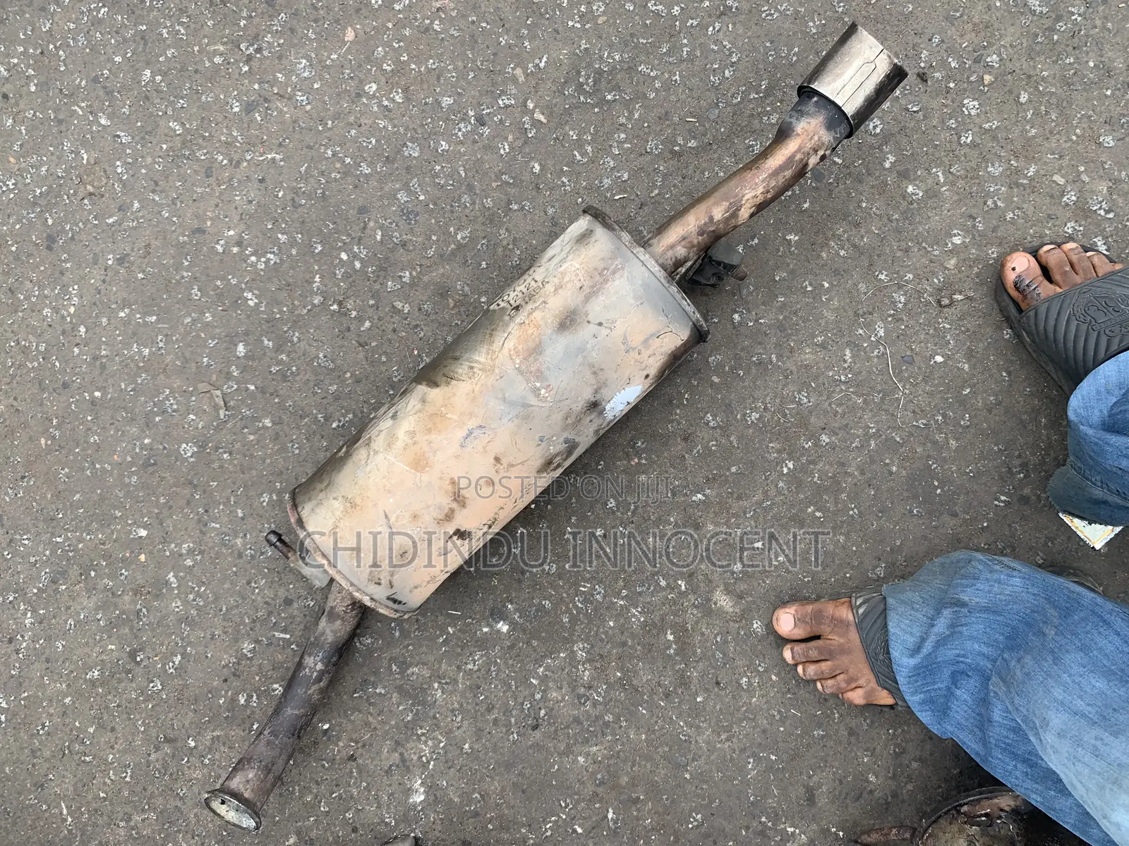 Exhaust Silencer Pot Toyota Yaris Old Model