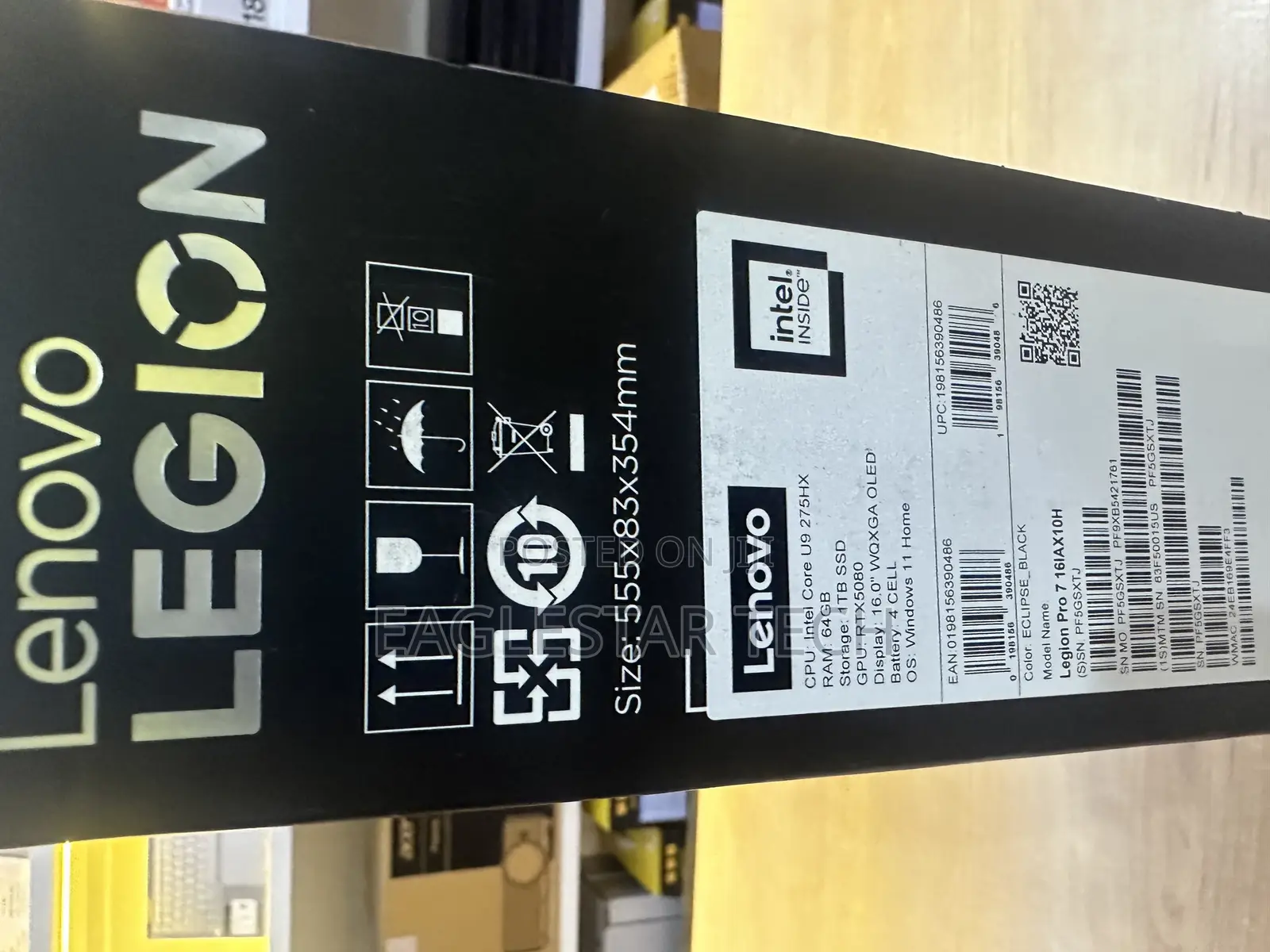 New Laptop Lenovo Legion 7 64GB Intel Core Ultra 9 SSD 1T