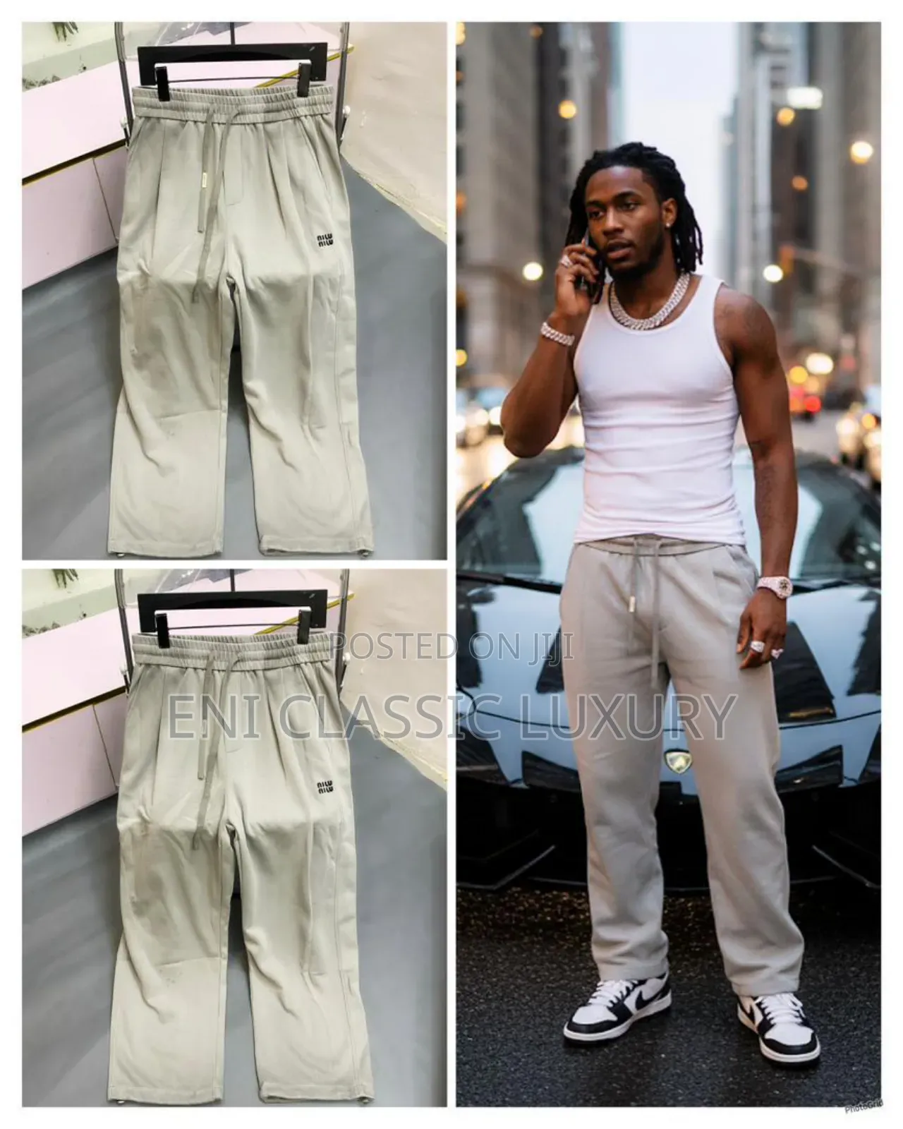 Pure Quality Luxury Cargo Joggers Well Banded