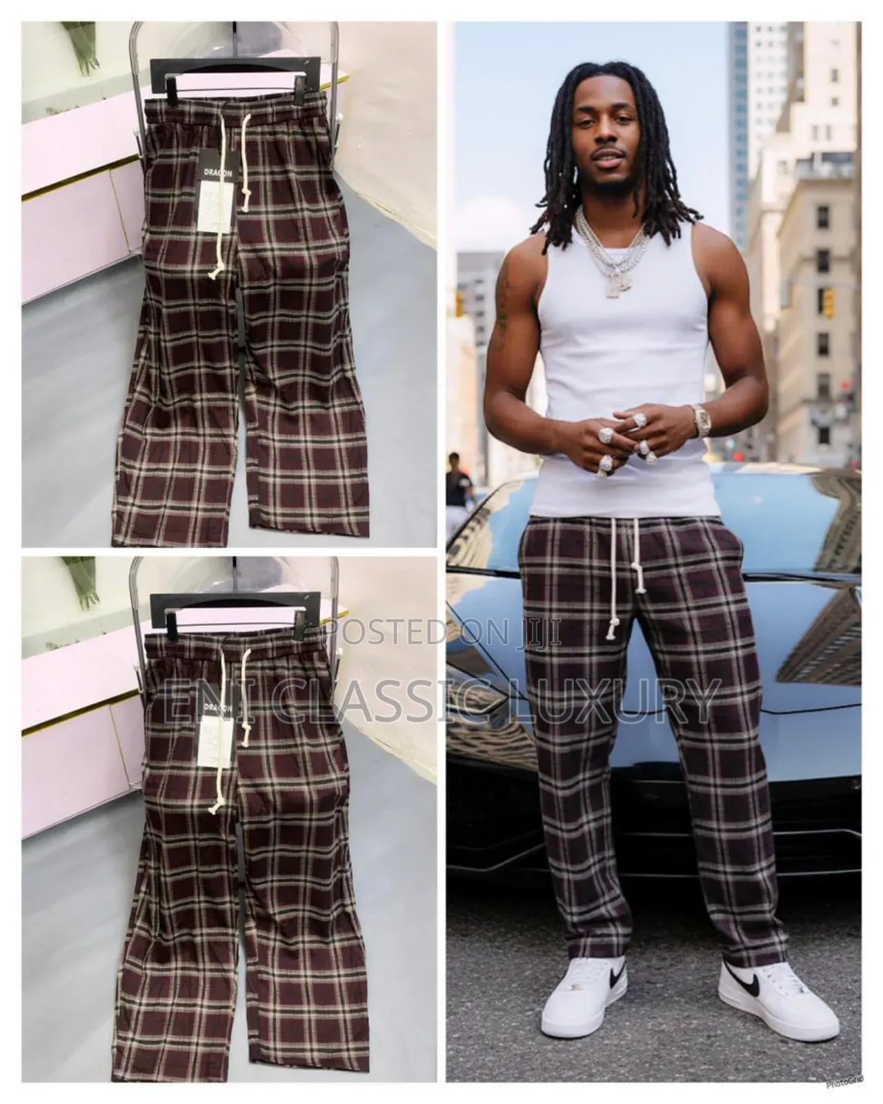Pure Quality Luxury Cargo Joggers Well Banded