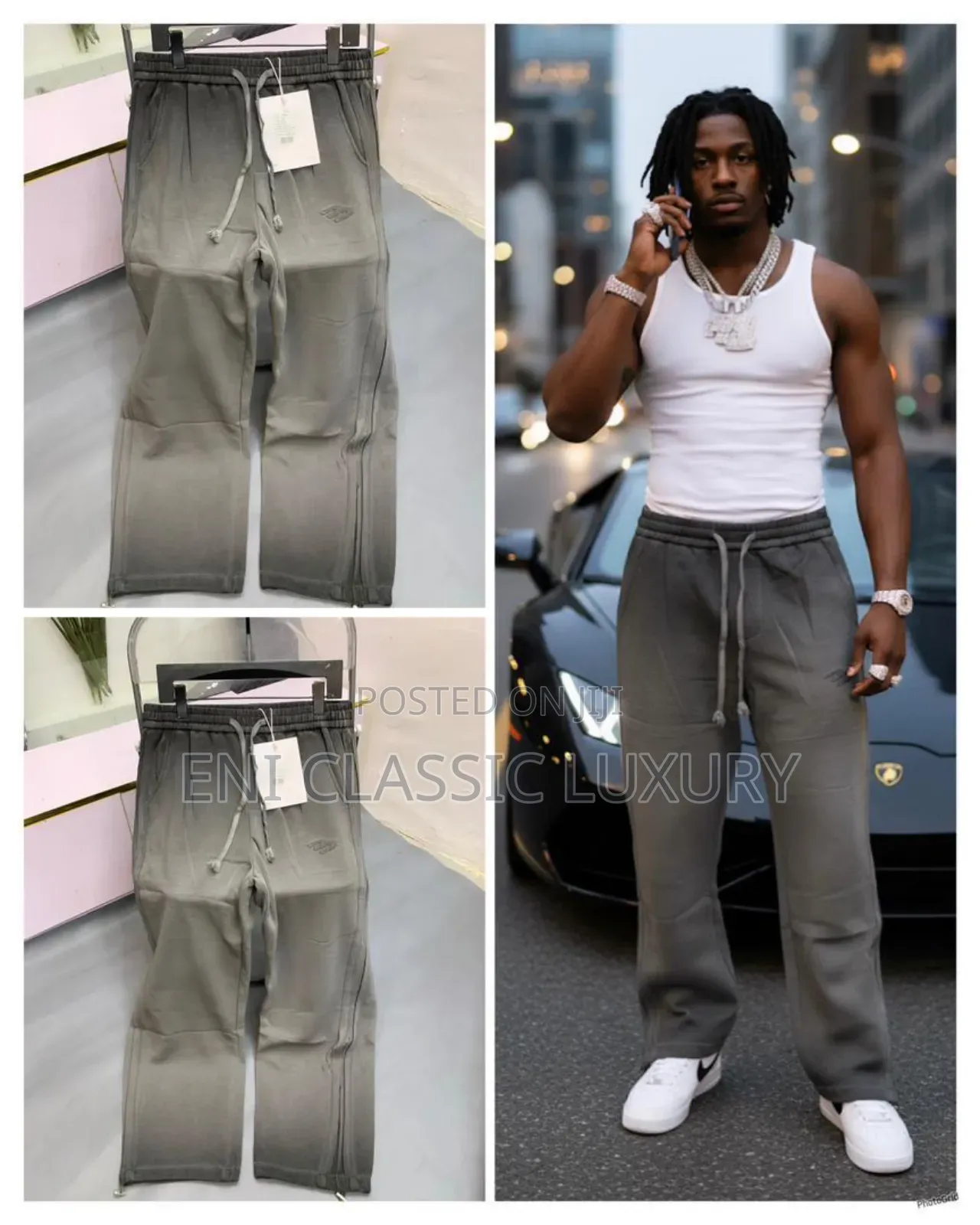 Pure Quality Luxury Cargo Joggers Well Banded