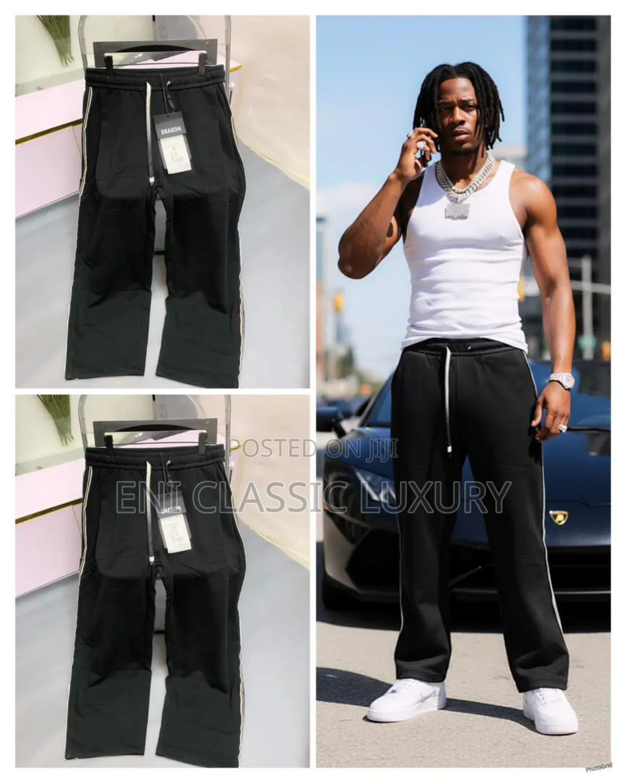 Pure Quality Luxury Cargo Joggers Well Banded