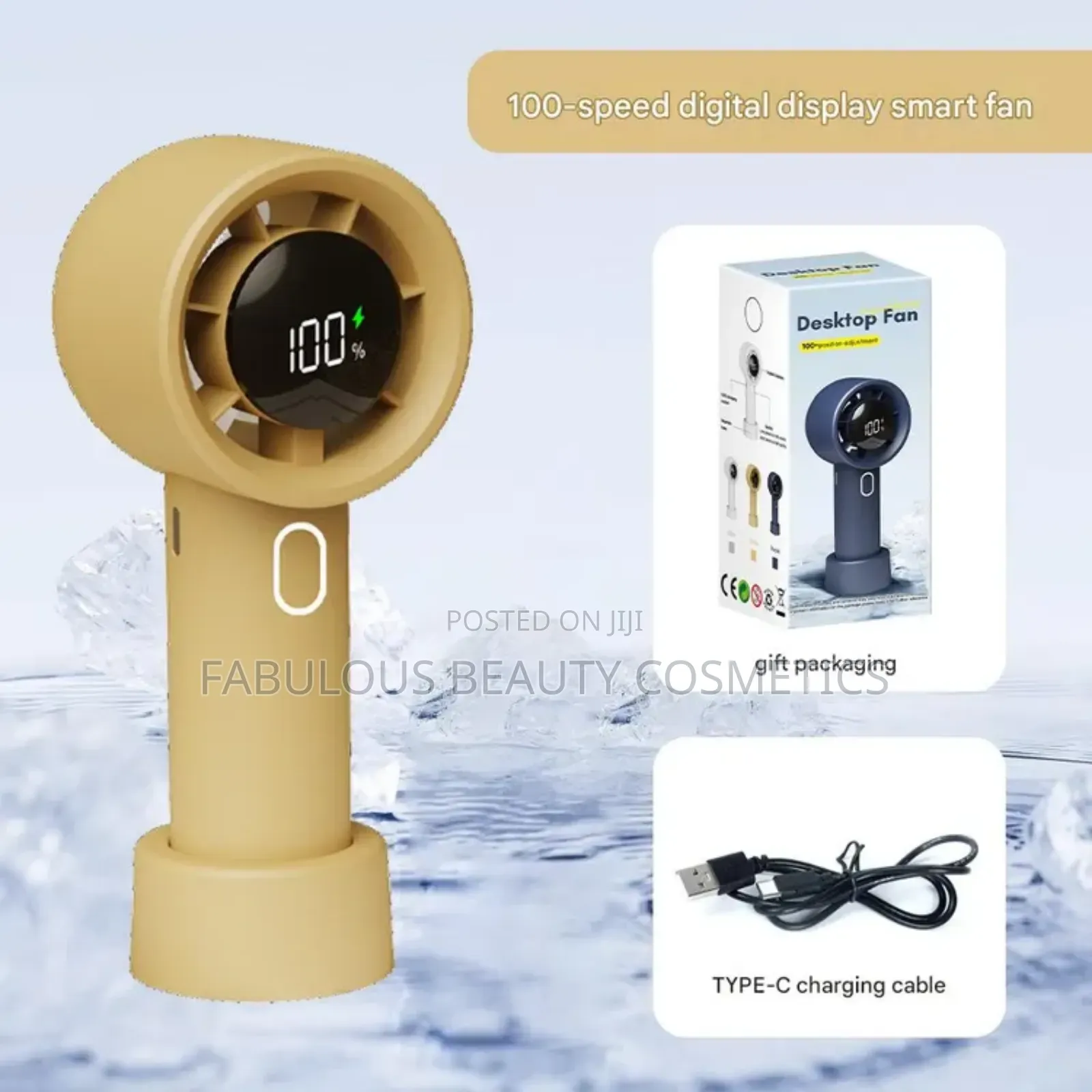 Portable Personal Fan Handheld,3000mah Usb Rechargeable Hand Fan