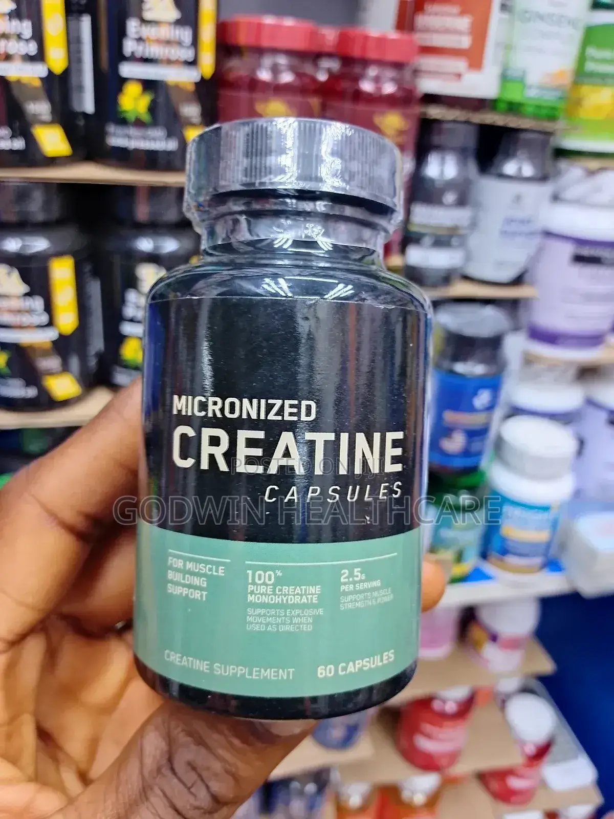Micronized Creatine Capsules