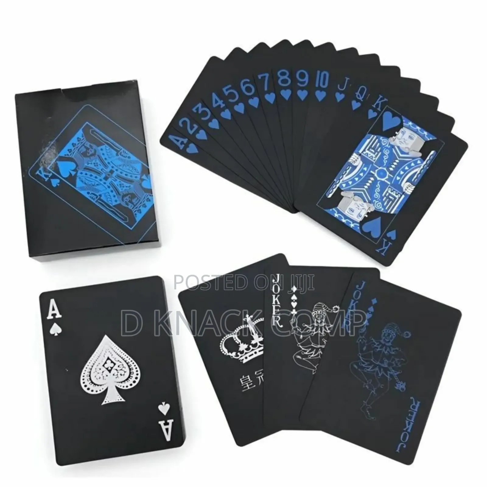 Waterproof PVC Poker Cards Durable Perfect for Game Nights Parties