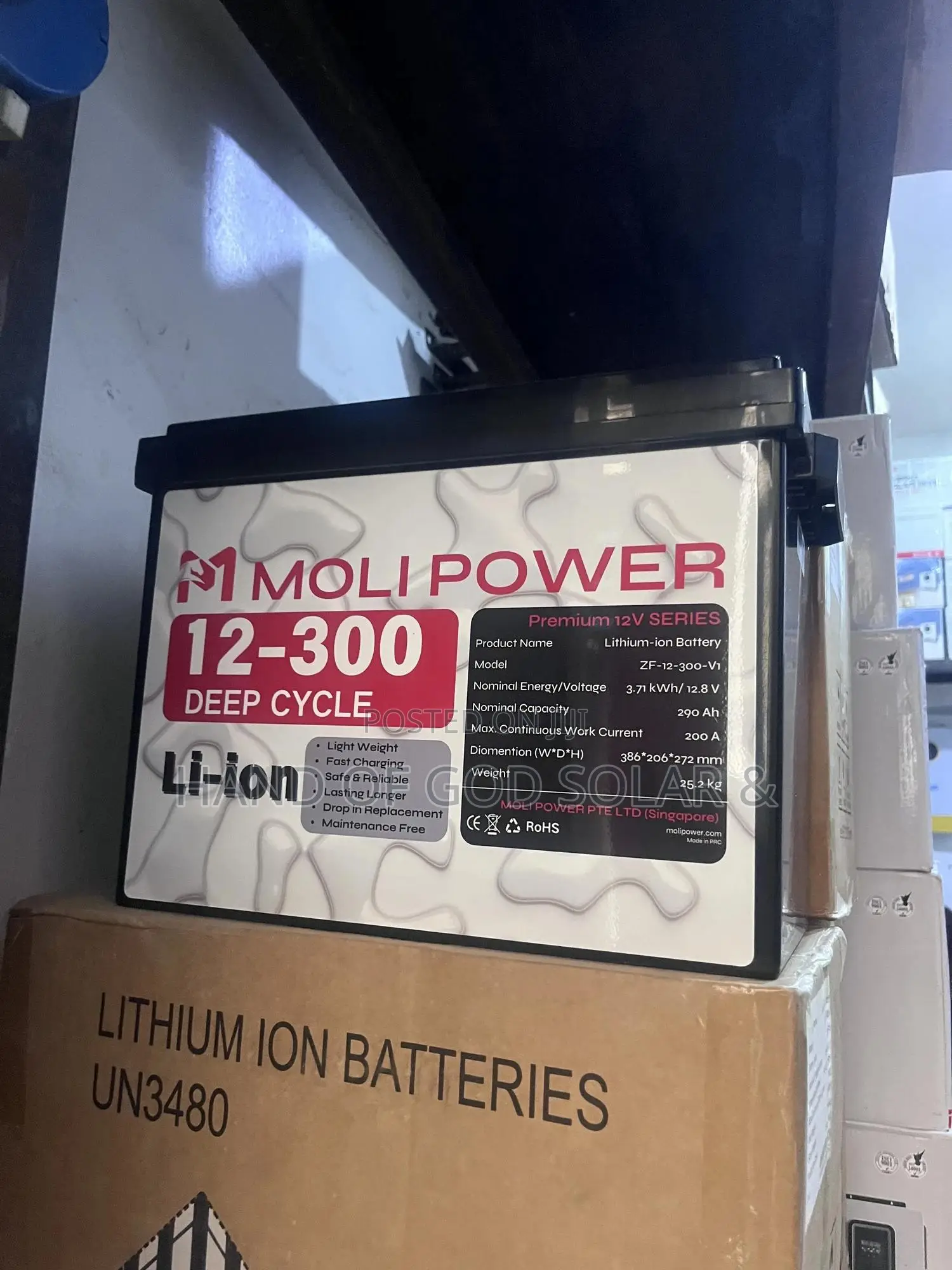 300ah Li-Ion Deep Cycle Battery
