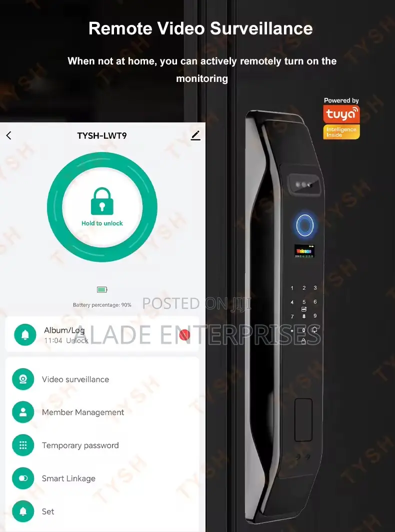 Latest Generation Video Surveillance Smart Lock