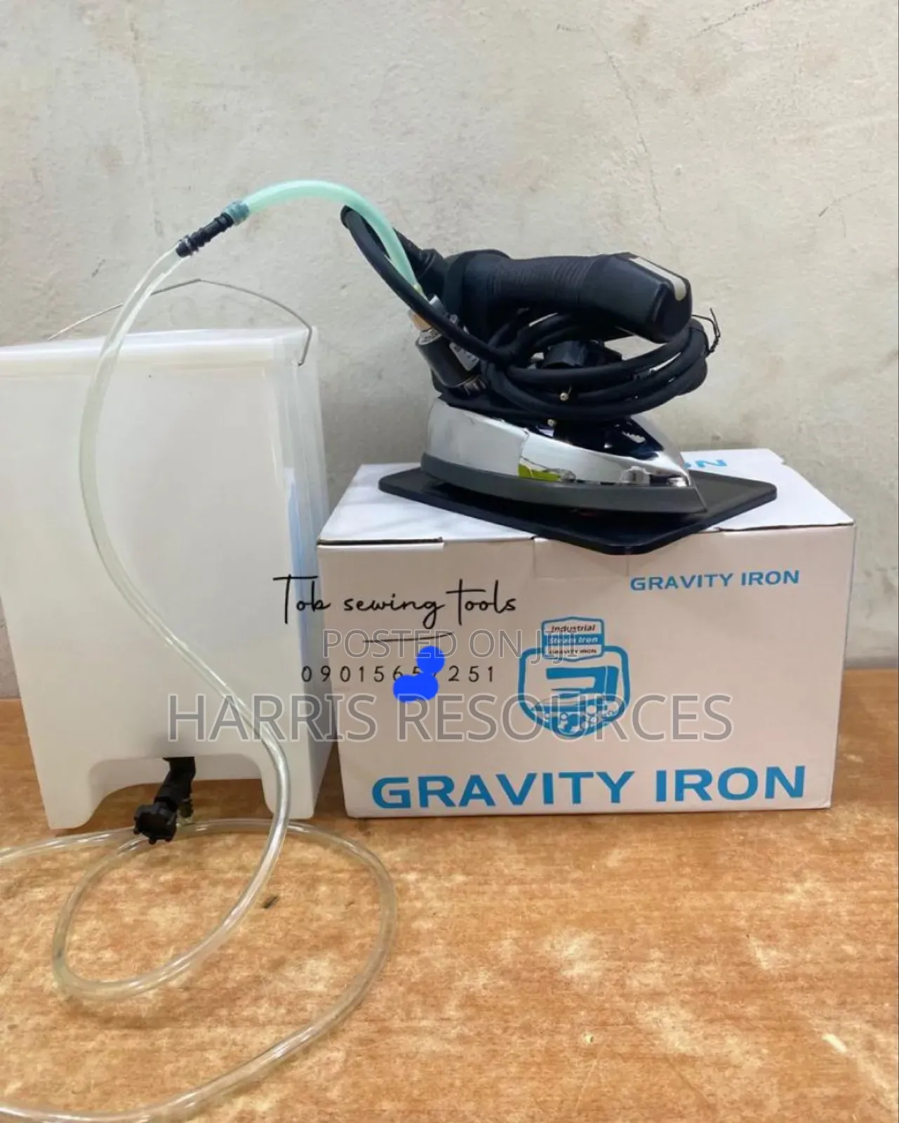 Electric Heavy Duty Industrial Steam Pressing Iron With Water Tank