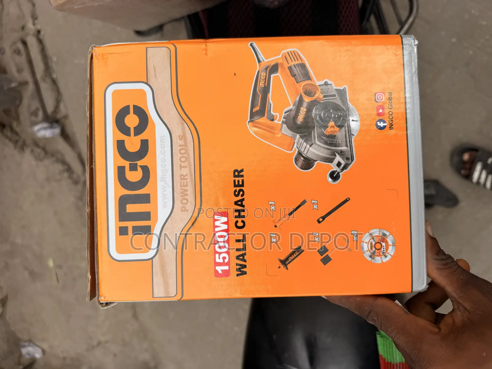 Ingco 1500w Industrial Wall Chaser