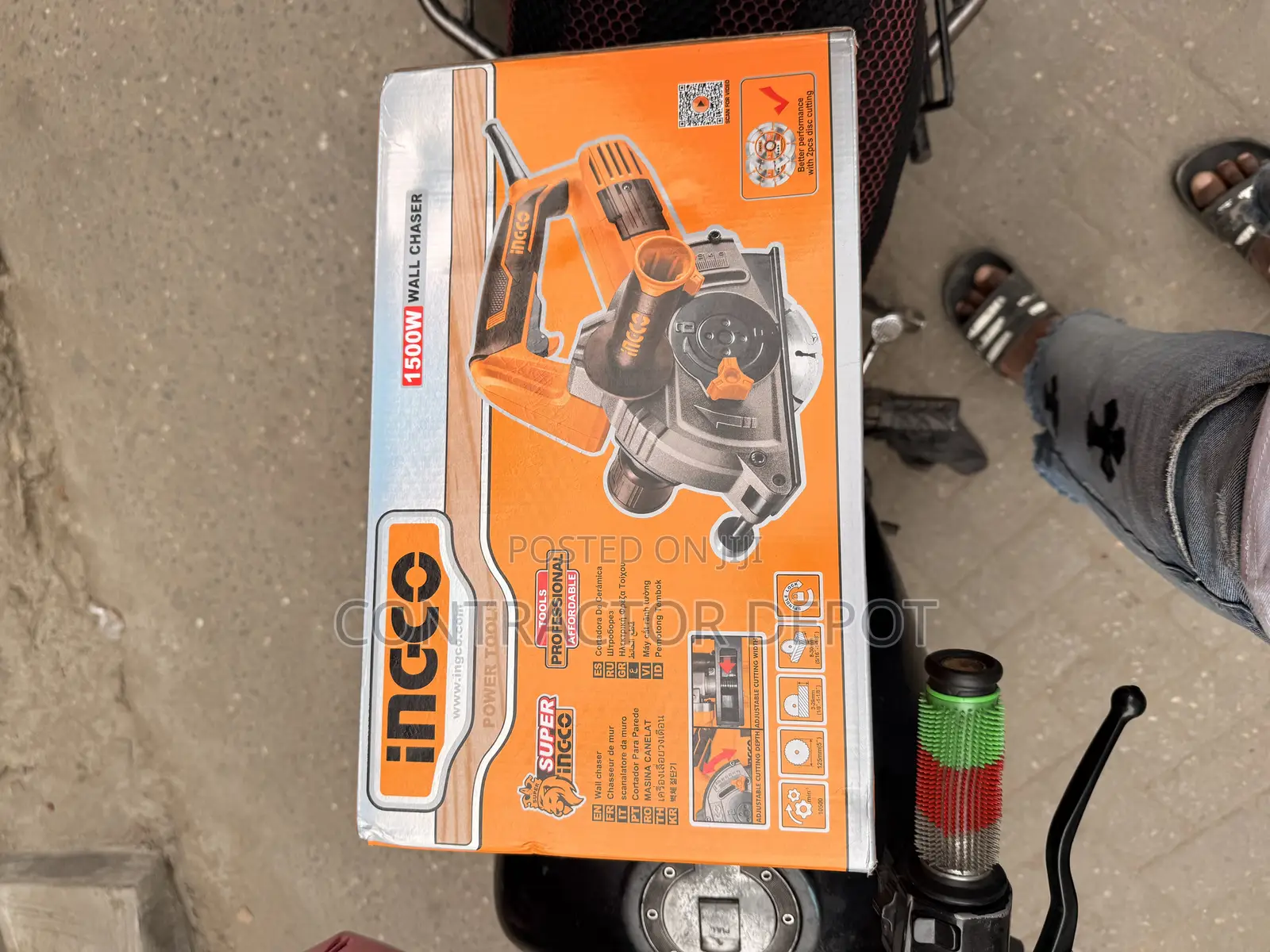 Ingco 1500w Industrial Wall Chaser