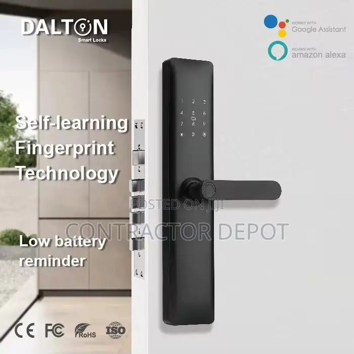 Luxury Handle Smart Door Lock Fingerprint Recognition