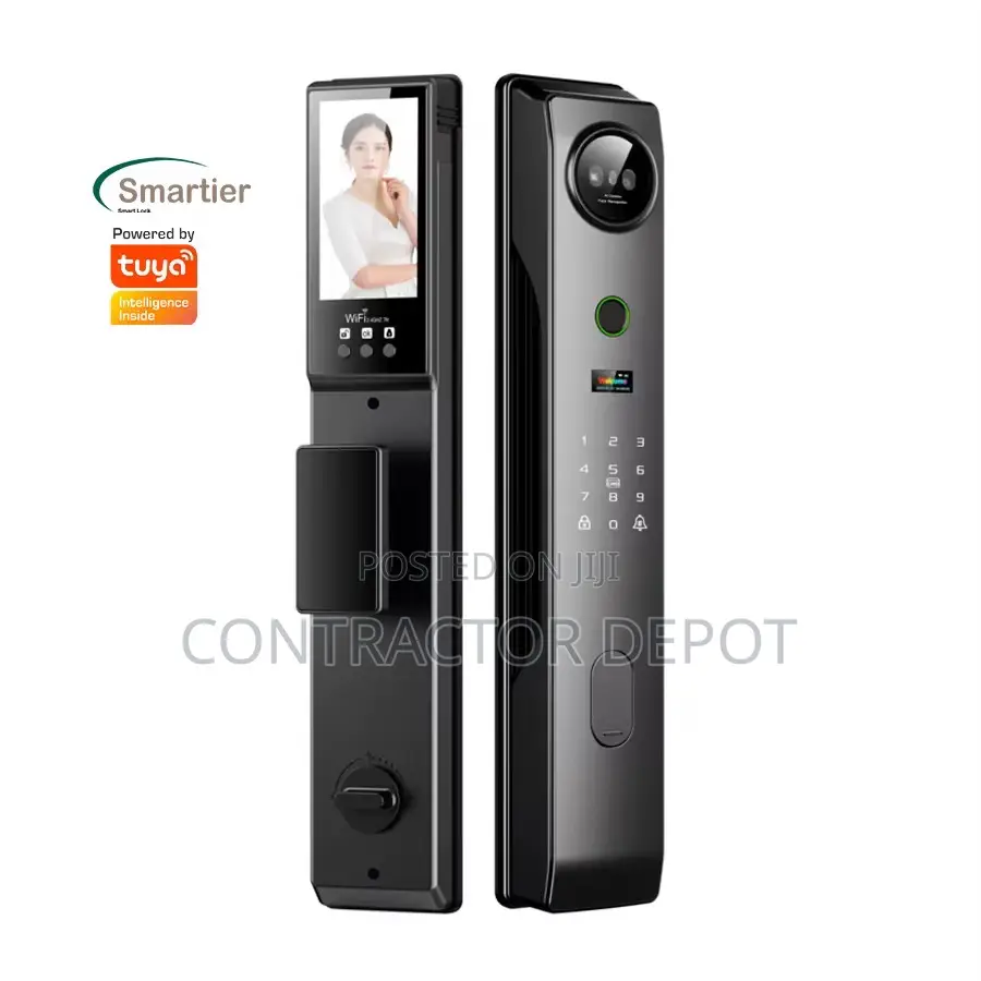 3d Facial Recognition Automatic Active Intercom Video Smart Door Lock