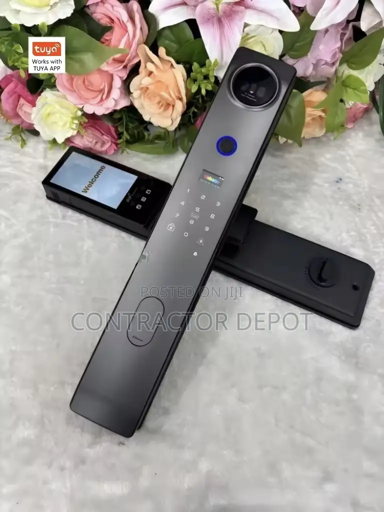 3d Facial Recognition Automatic Active Intercom Video Smart Door Lock