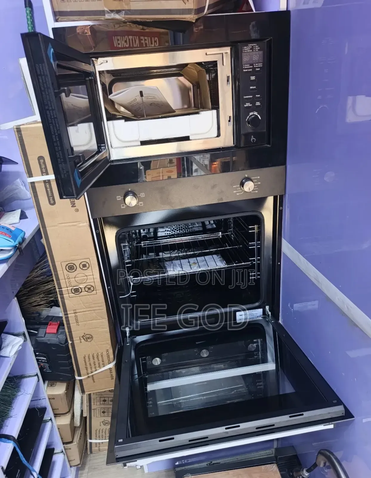 Original Sky-Oppein Inbuilt Gas Electric Oven Built-in Microwave