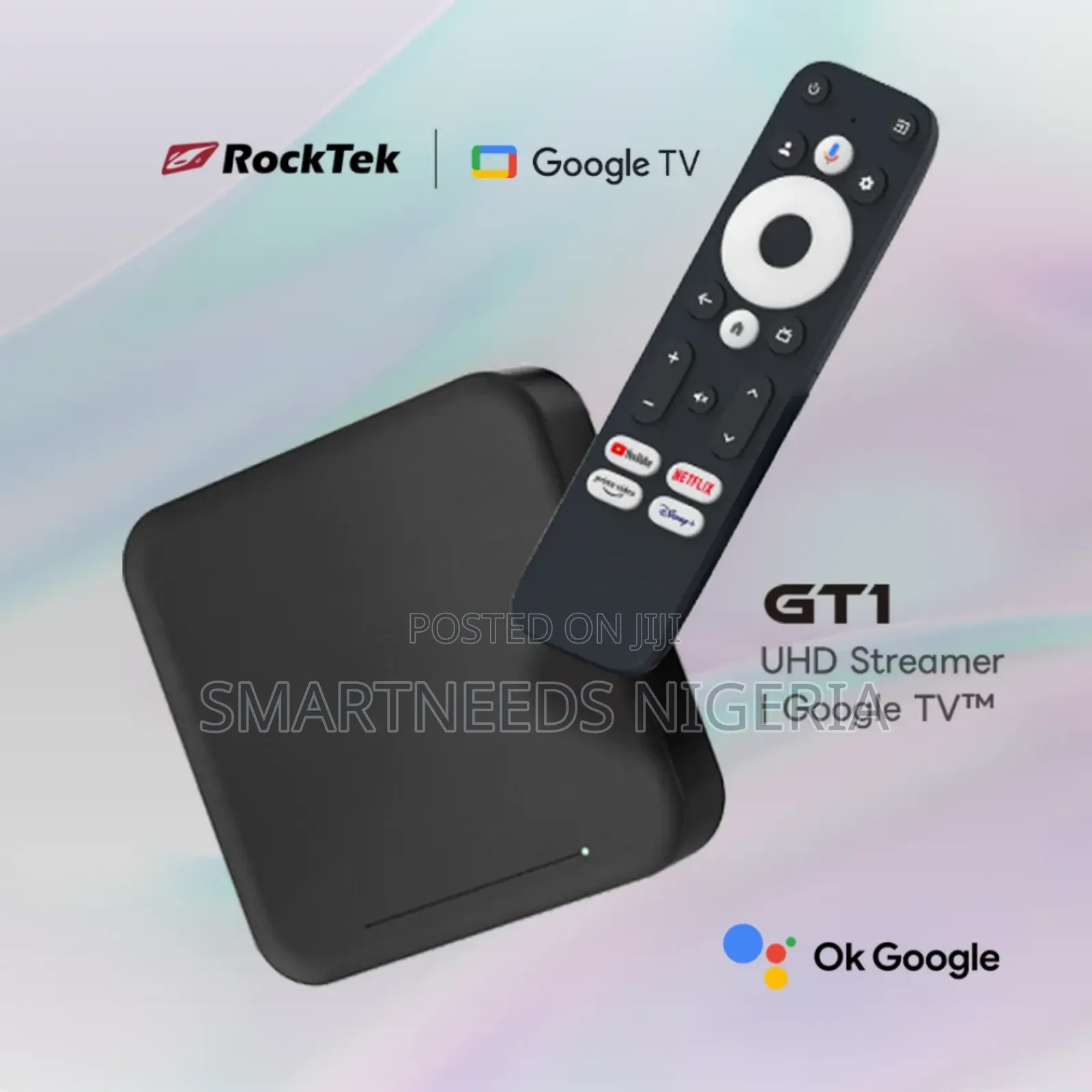 Rocktek Gt1 - Google Netflix Certified Android Tv Box– 2gb/32gb