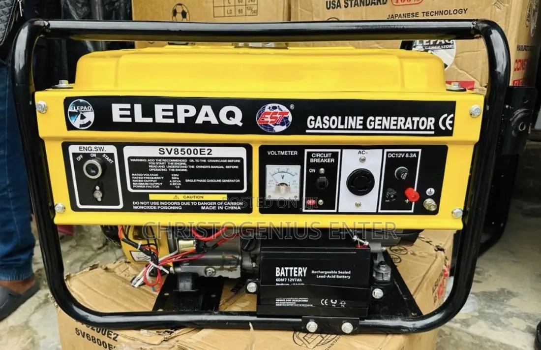 Original 4.5kva Elepaq Generator Manual