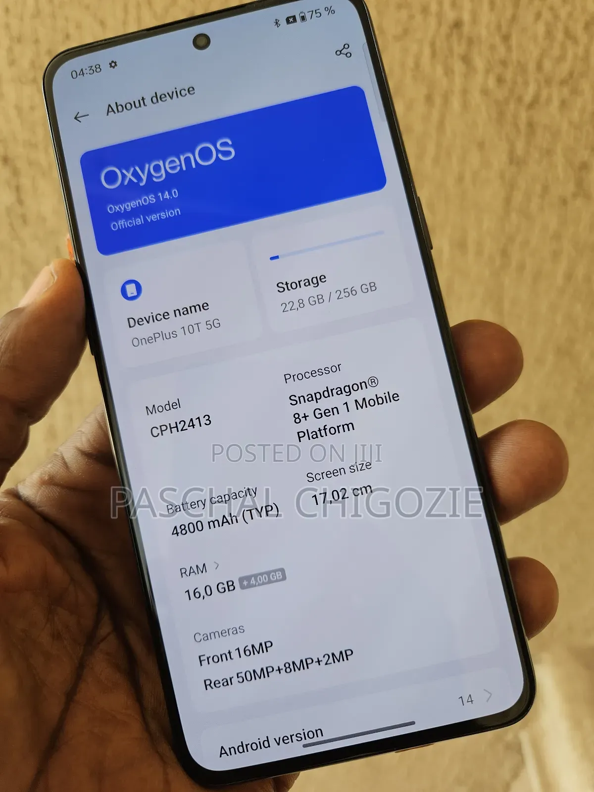 New OnePlus 10T 256 GB Black