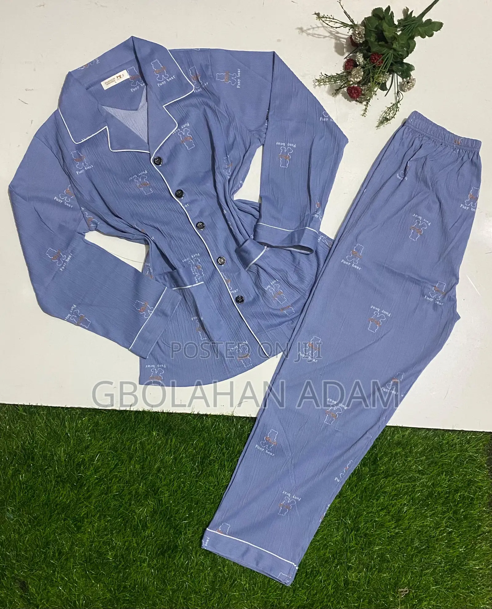 2pcs Men's Pajama Set