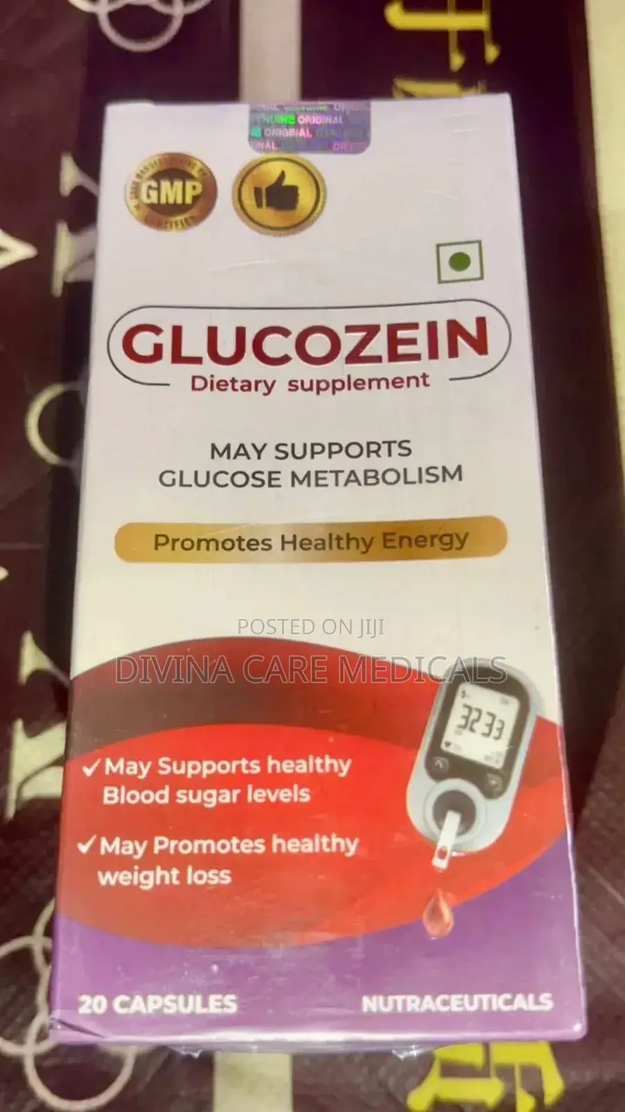 7. Original Glucozein Blood Sugar Support Supplement (Fast Delivery)