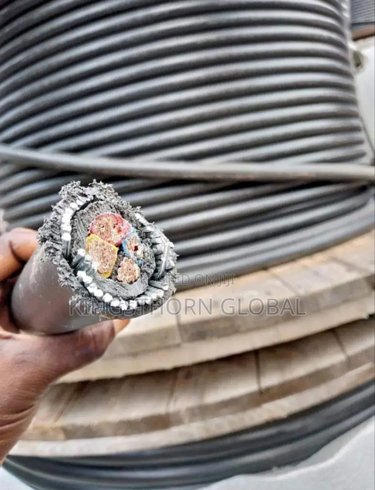 Electric Armoured Cable 25 Mm Single 25mmx4, 50mmx4