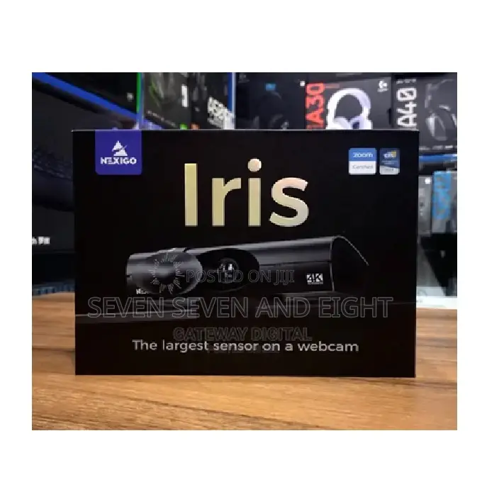 Nexigo Iris, Ai Webcam With 1/1.8" Sony_sensor for Zoom
