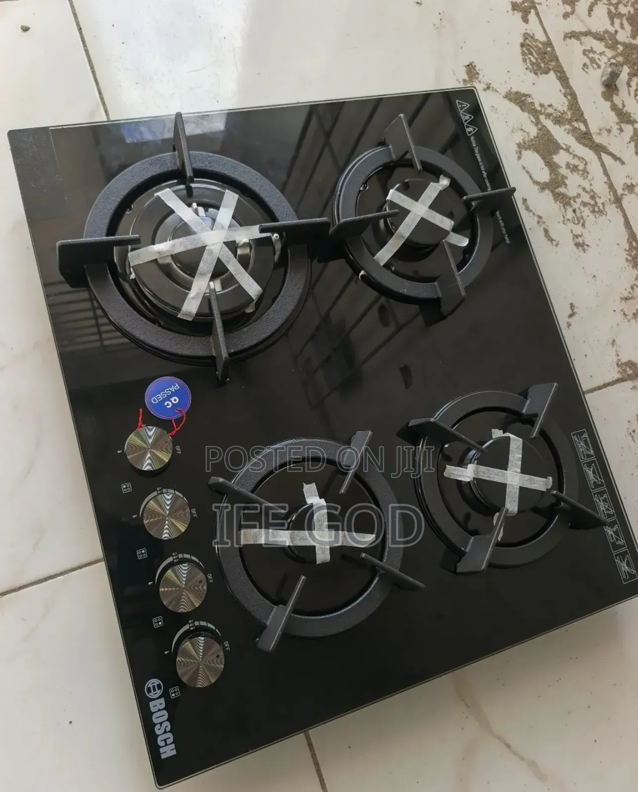 Original Quality Bosch 60cm 4 Burners Gas Cooker Hob Automatic Copper