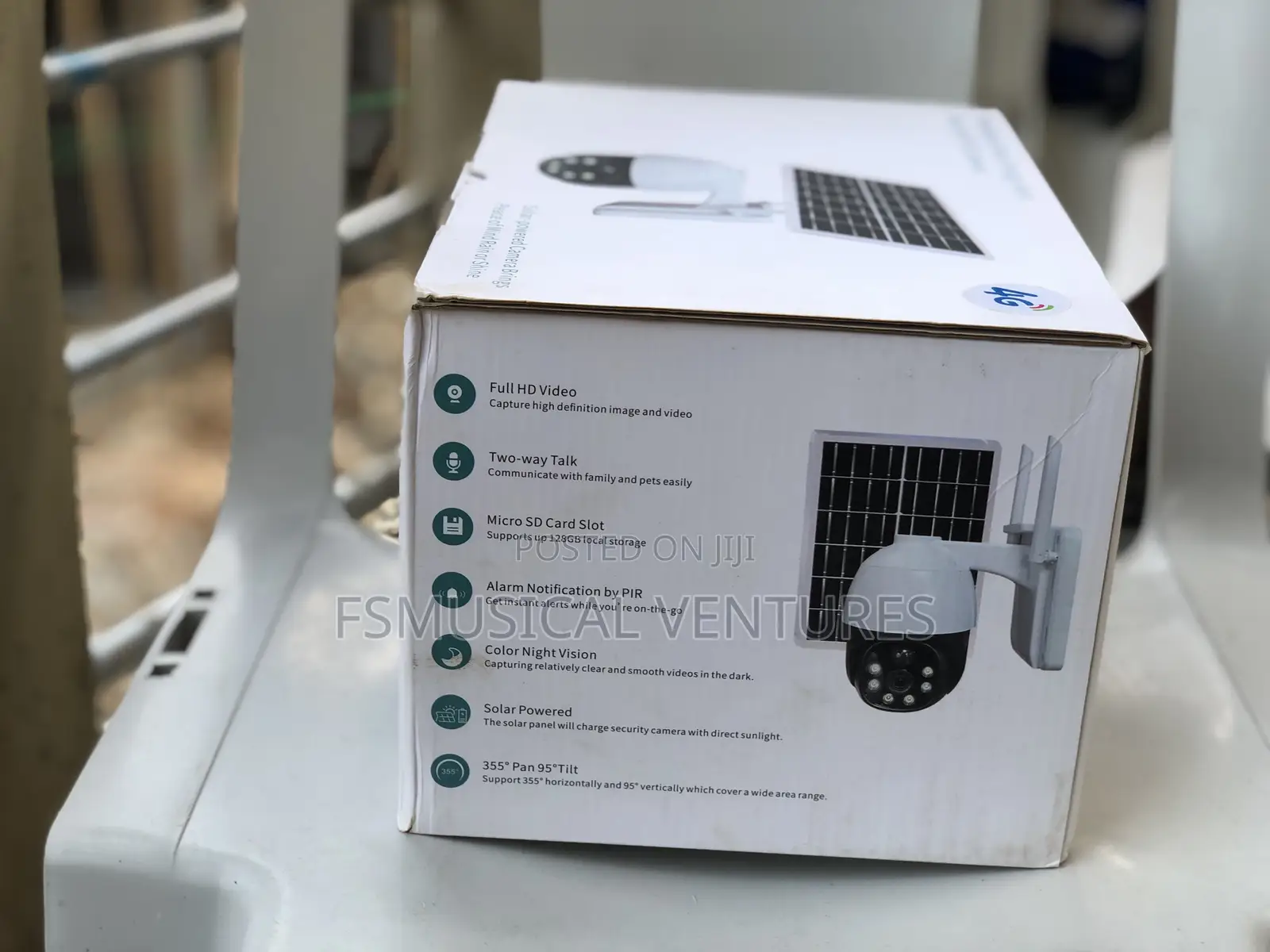Single Lens V380 Solar Camera 4/5g
