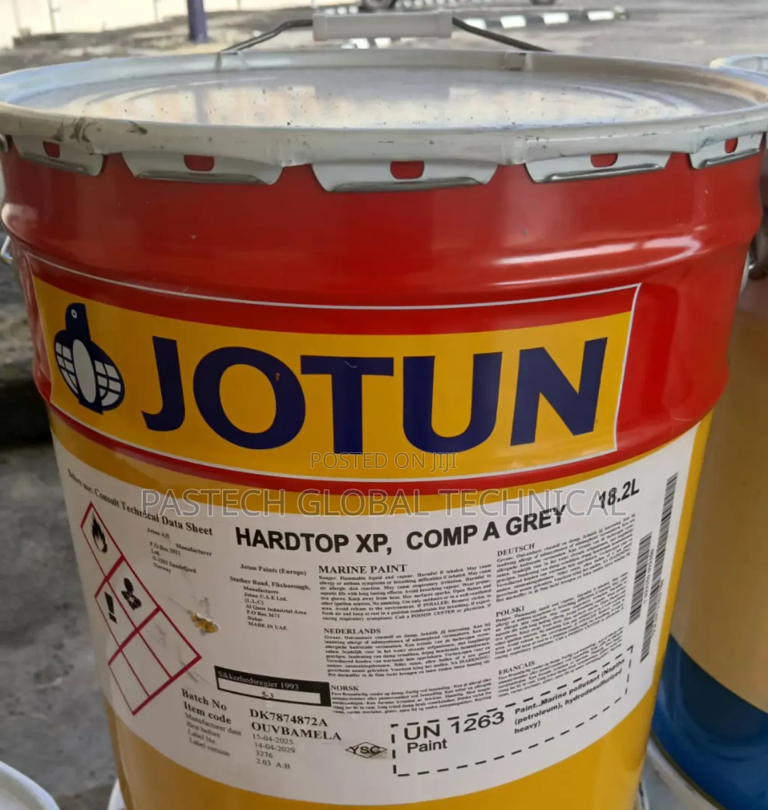 Hardtop Xp, Comp A+B Grey 20ltr Pail