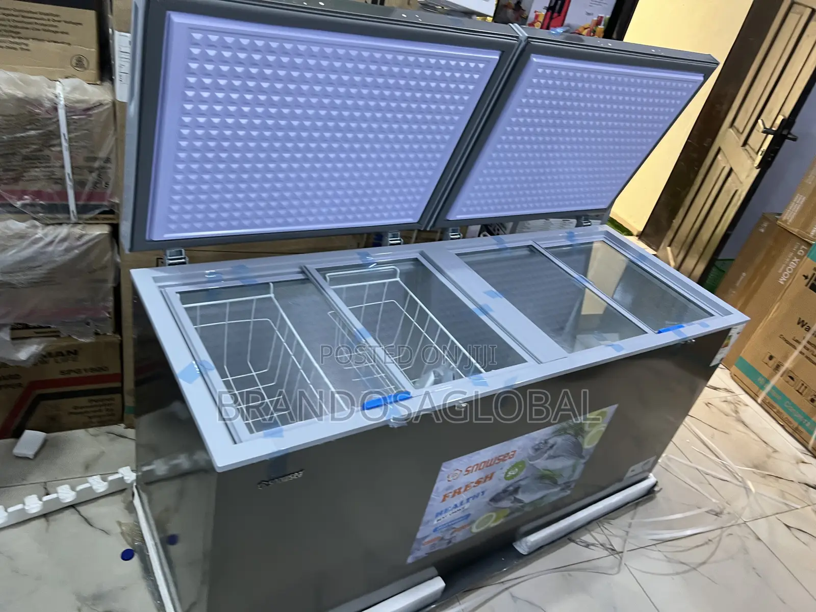 Snowsea Bd-700g Strong Double Door Freezer 520l