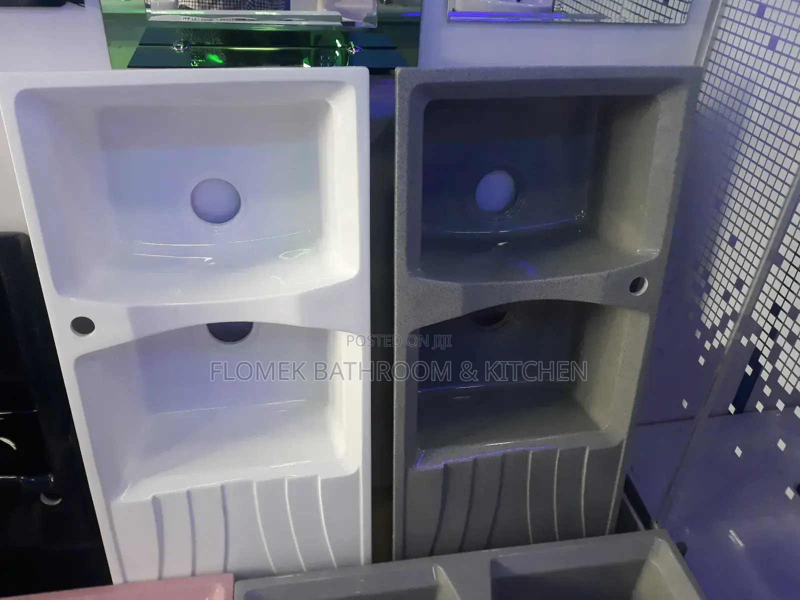 Acrylic  Double Single Kitchen Sink.