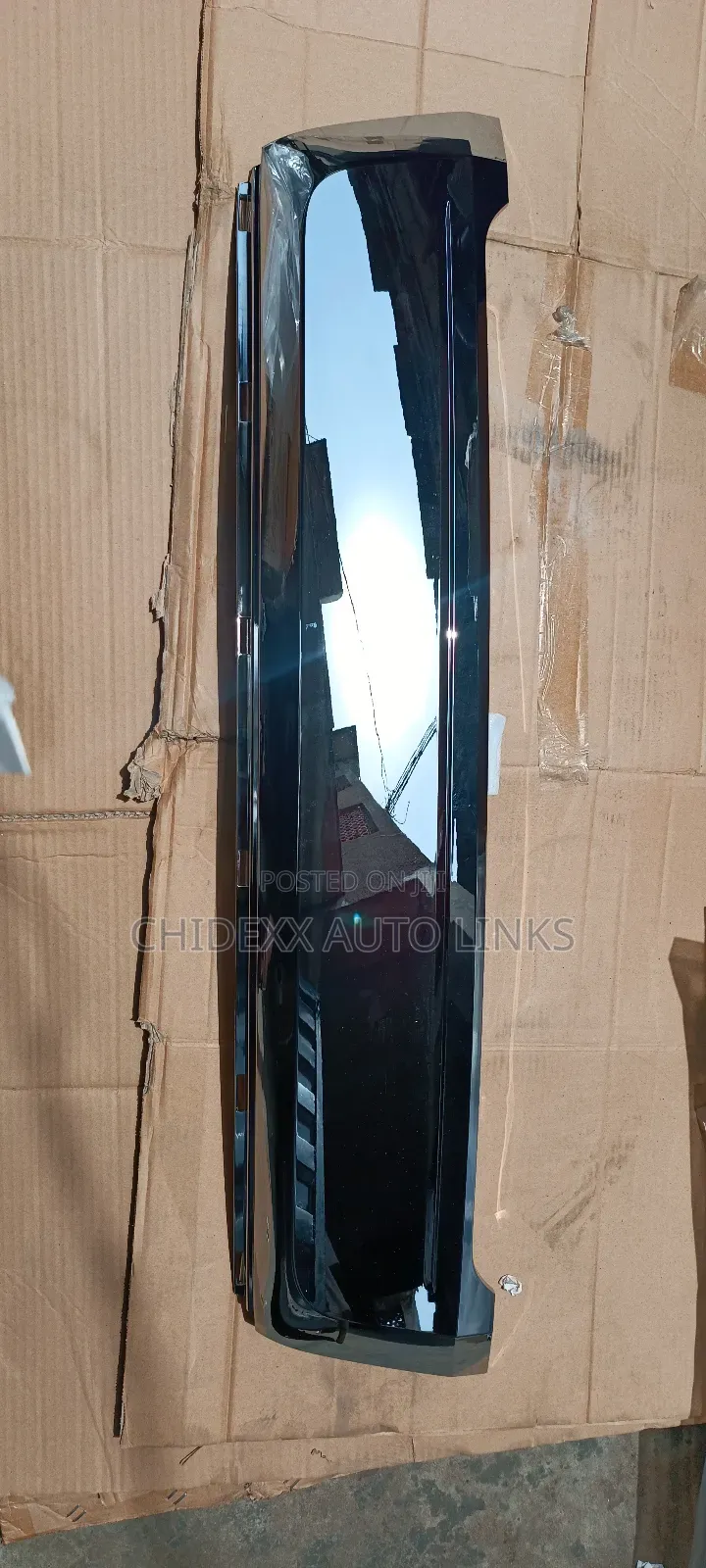 Plate Number Grille Down Grill Chrome Ford Edge 2012 2014