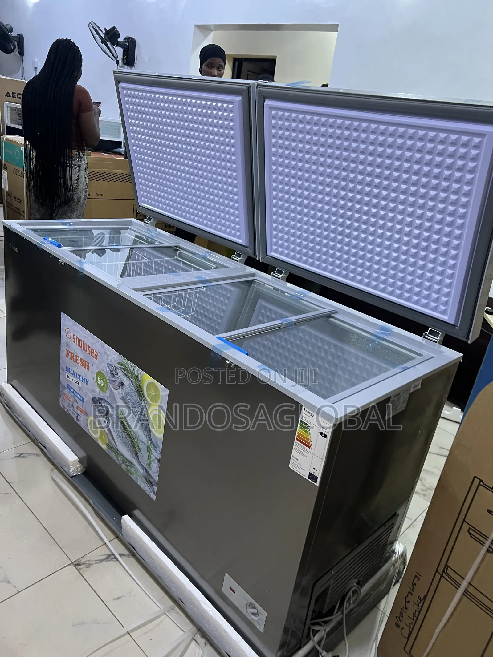 Snowsea Bd-700g Dual Door 520l Freezer for Efficient Storage
