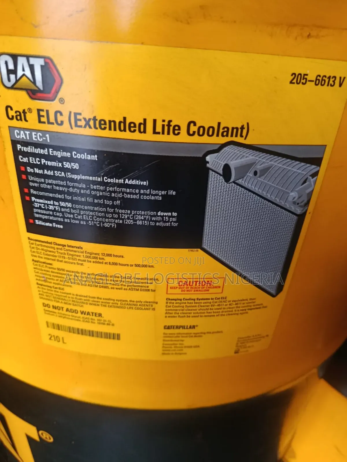 Cat Elc (Extended Life Coolant) 205-6613 (210l)
