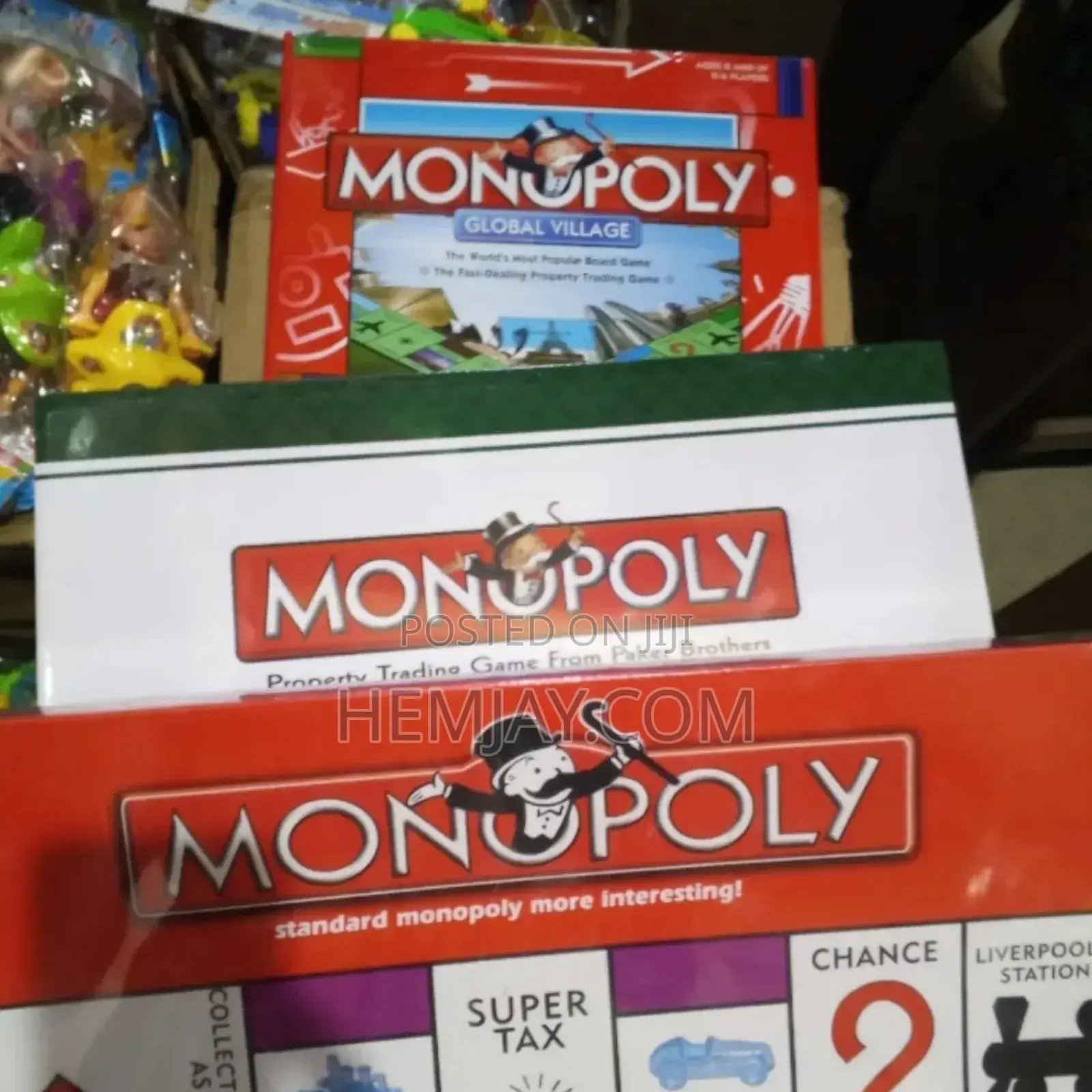 Monopoly Board Complete Set (Big, Medium, Small)
