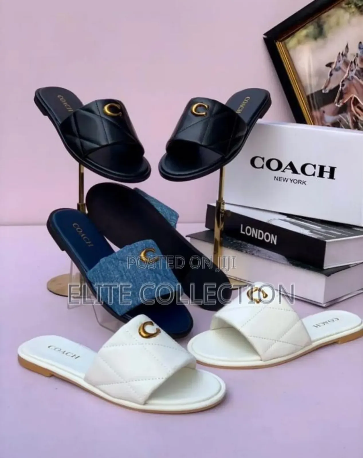 Original Coach Slide Now Available In 4 Colors Size 37 To 42