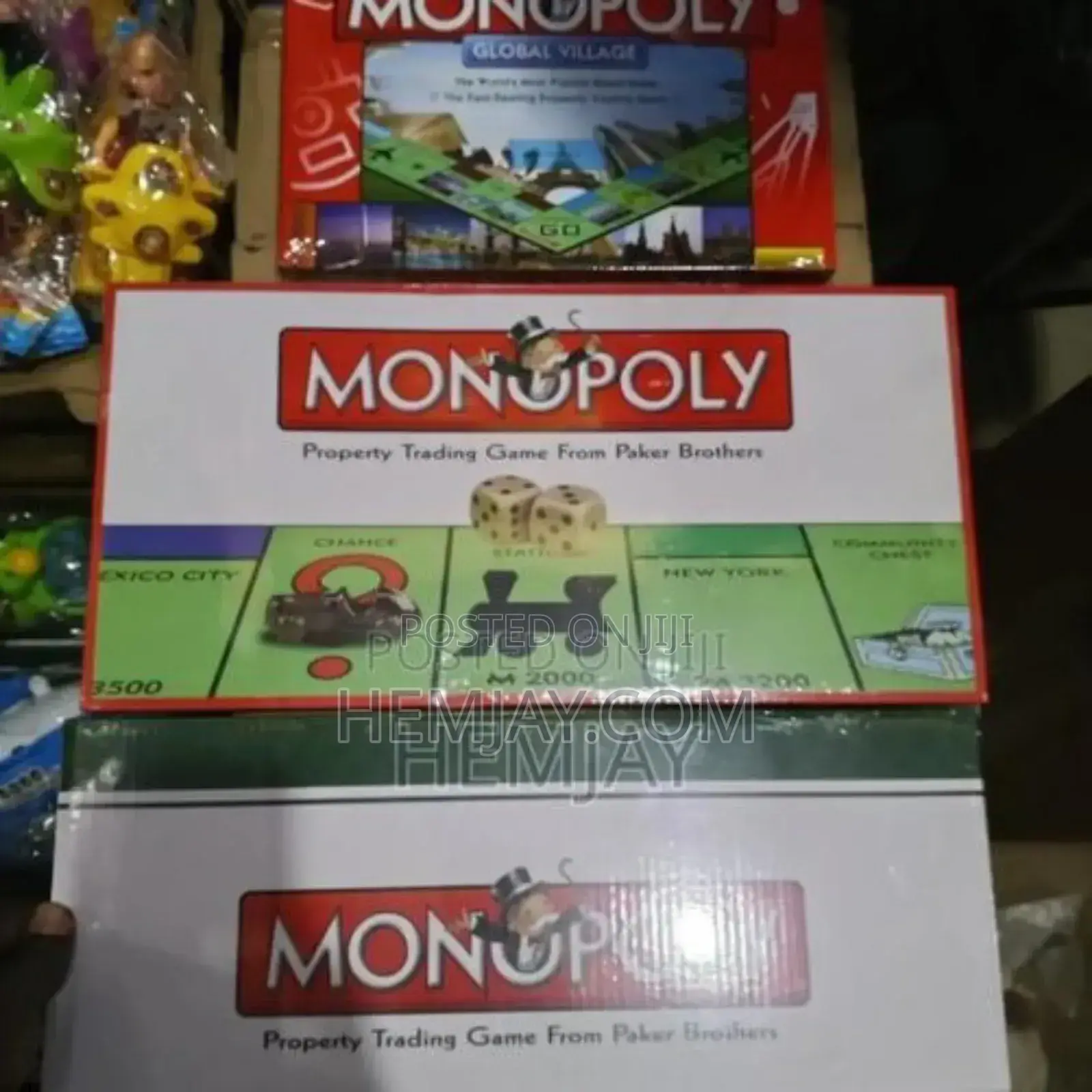 Monopoly Board Complete Set (Big, Medium, Small)