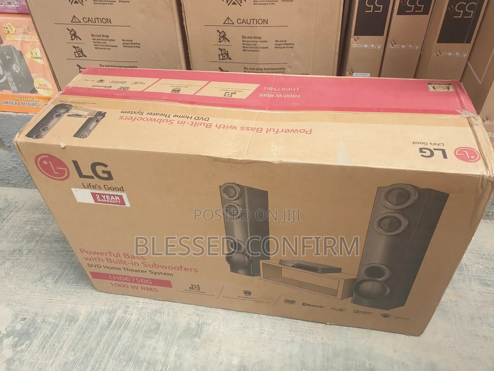 New 1000w Heavy Bass Bt Home Theatre System With Warranty
