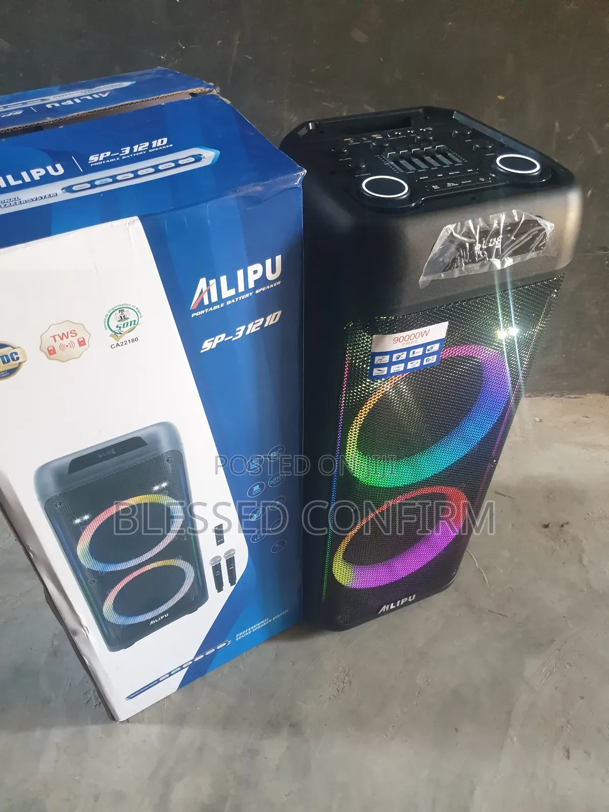 Original Ailipu 3121d Pa System With 2 Mic  