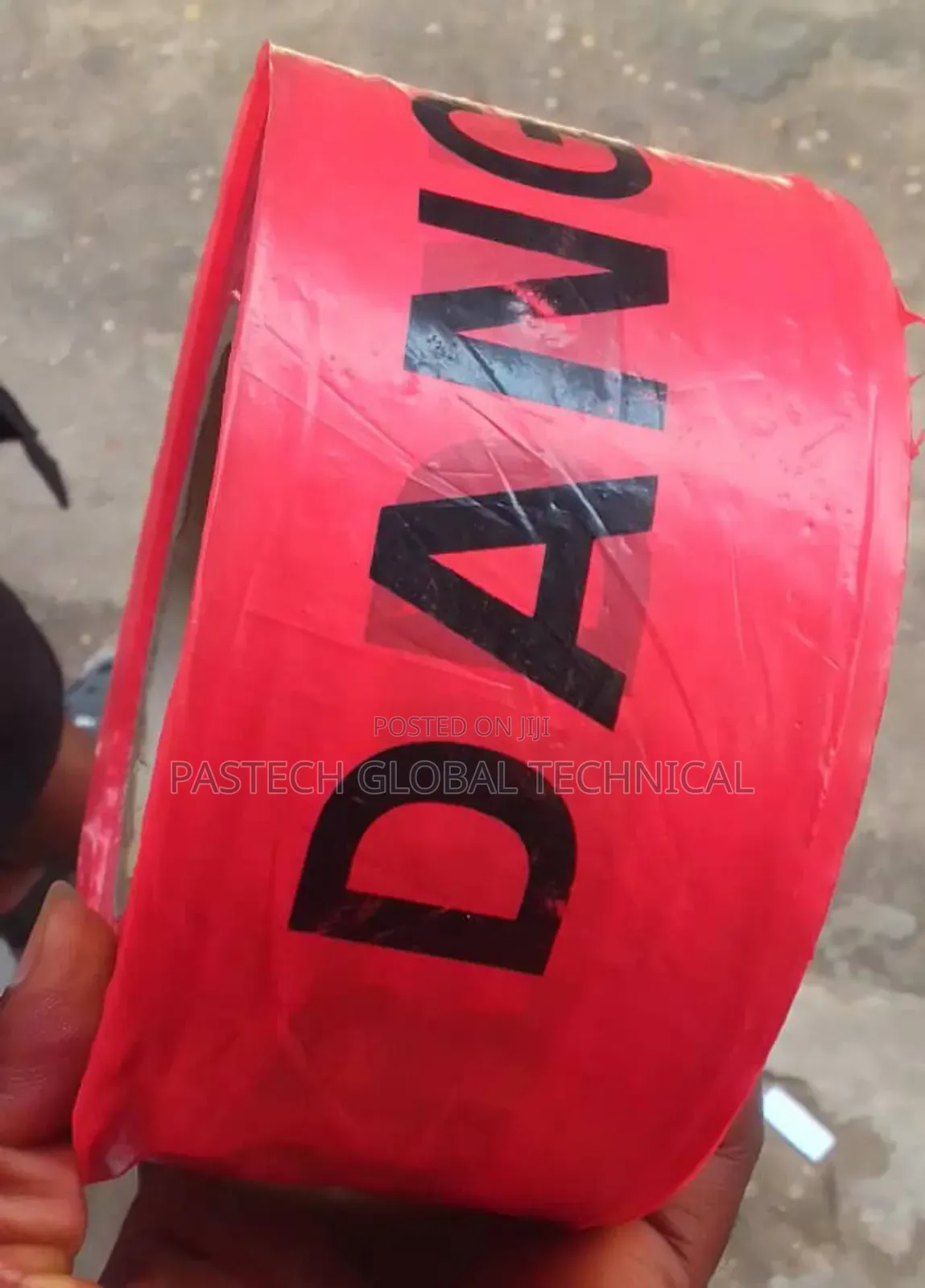3" X 1000 Ft Caution Tape (Black Printing on Red)