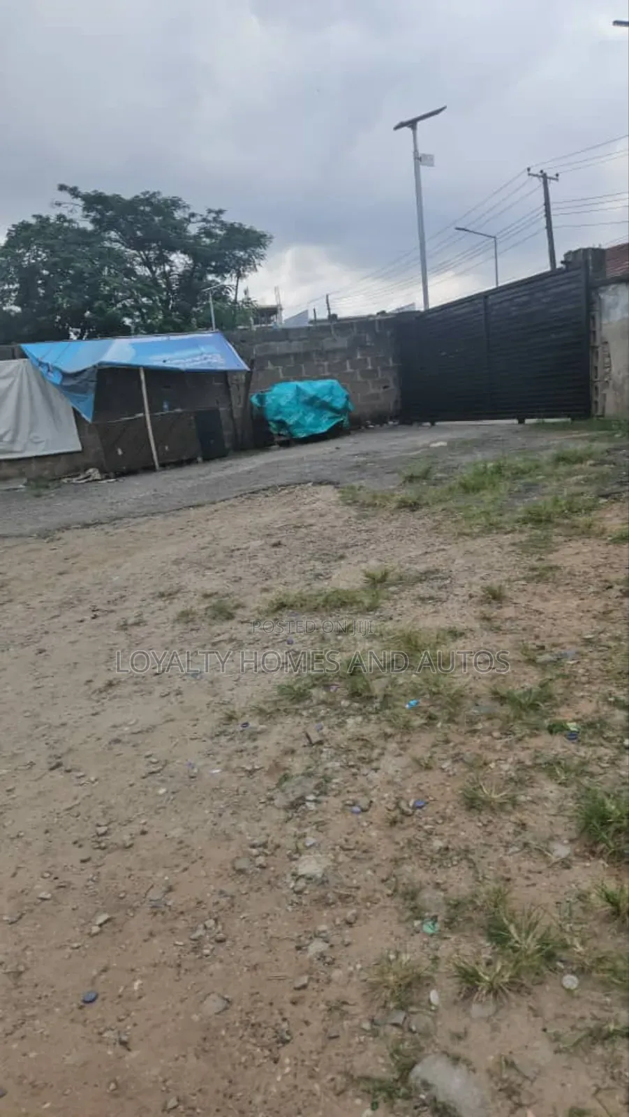 A Fenced Landed Property for Lease