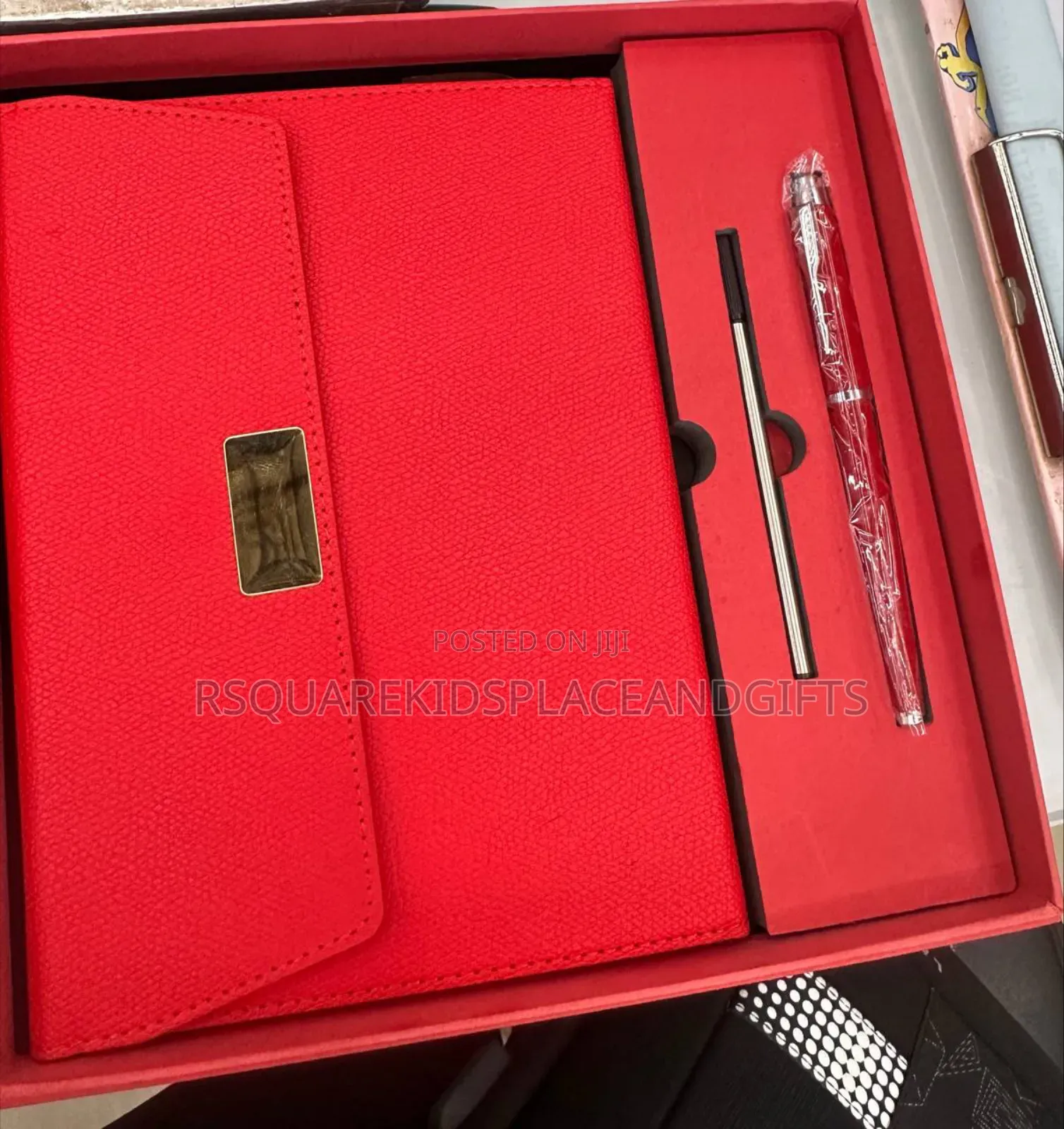2 in 1 Note Pad With Pen and Pen Filler Set