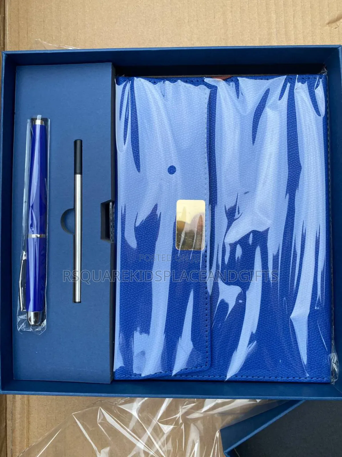 2 in 1 Note Pad With Pen and Pen Filler Set