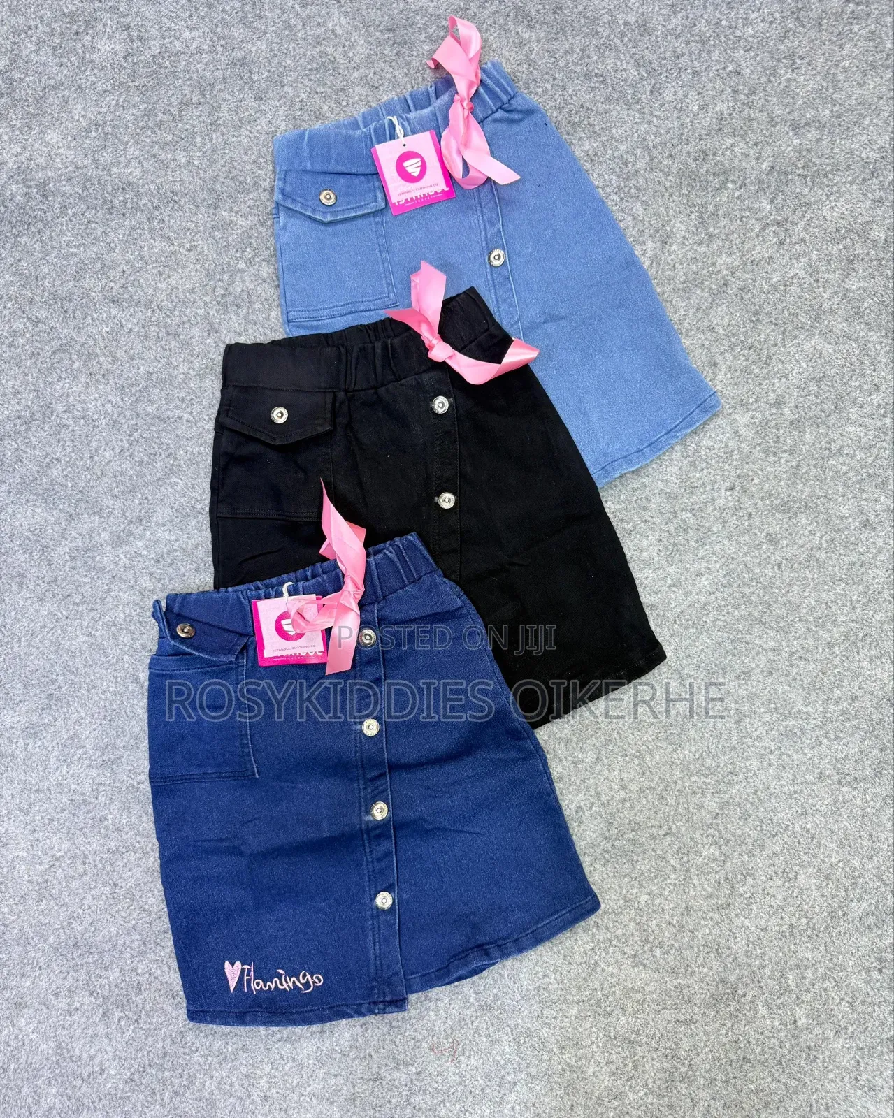 Girls Denim Skirt