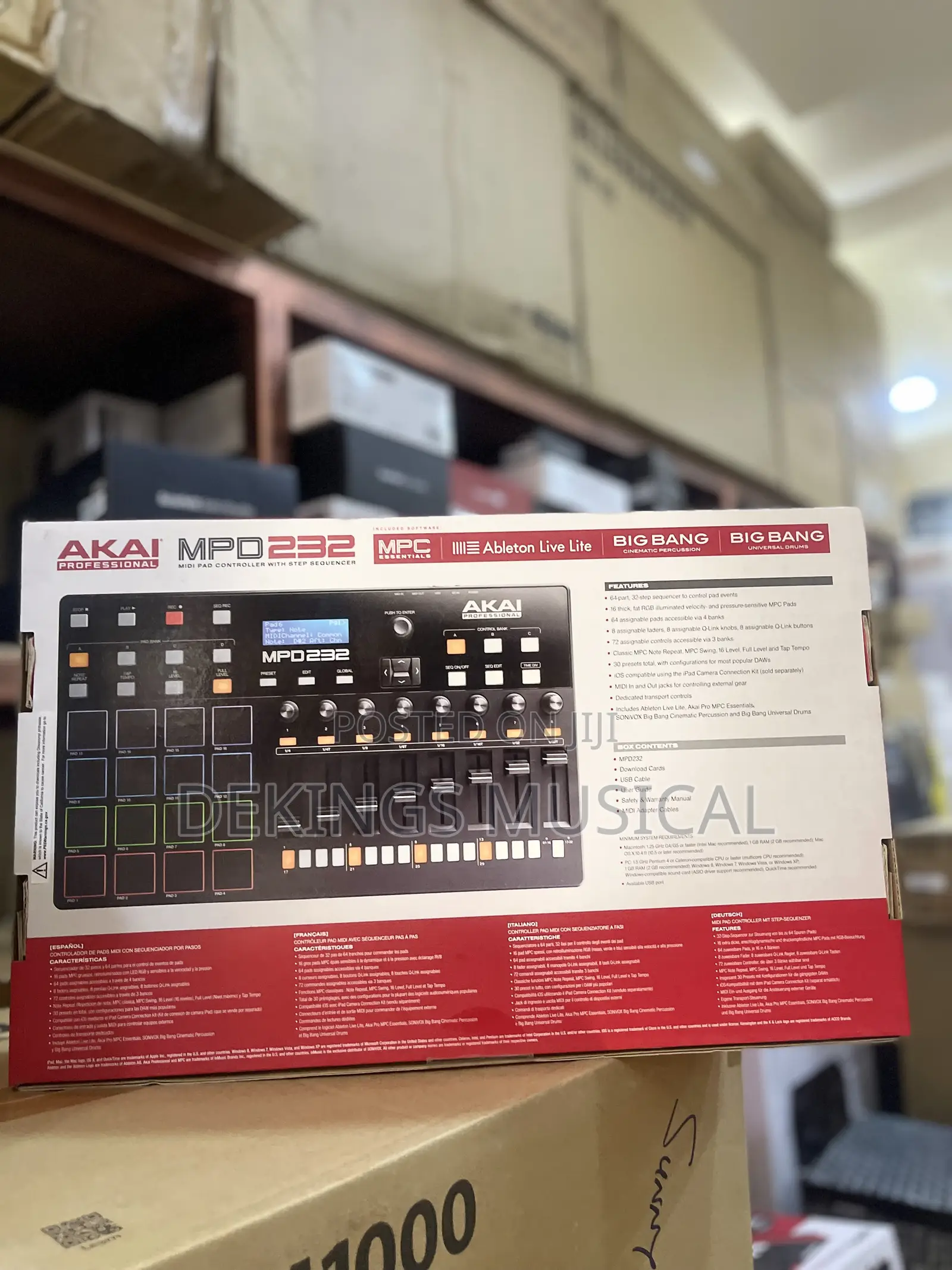 Akia MPD 232 Midi Pad Controller With Step Sequencer