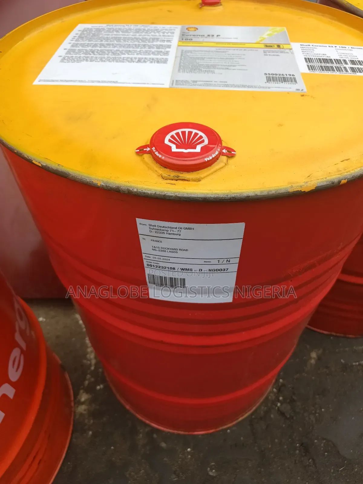 Shell Corena S2 P-100 Compressor Oil (205l)