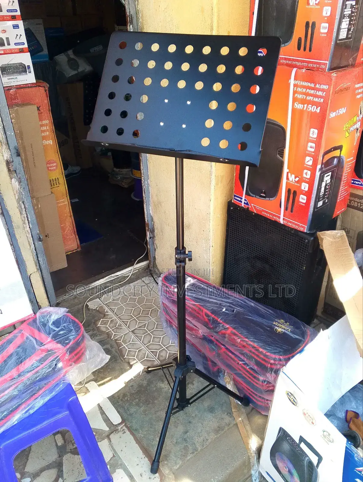 Music/Reading Stand (Mini Pulpit With Big Pole)