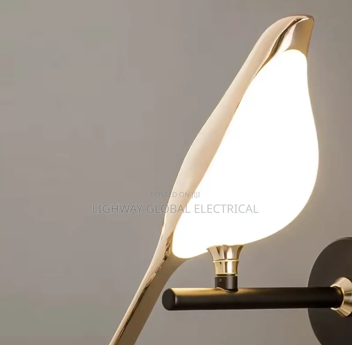 Nordic Creative Golden Bird Led Wall Light